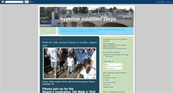 Desktop Screenshot of hyperion-volunteers.blogspot.com