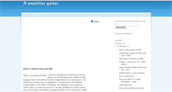 Desktop Screenshot of amplifierguitar-35.blogspot.com