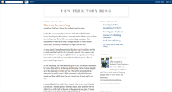 Desktop Screenshot of newterritorycoach.blogspot.com