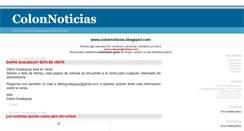 Desktop Screenshot of colonnoticias.blogspot.com