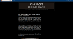 Desktop Screenshot of kimsacksschoolofceramics.blogspot.com