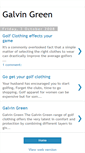 Mobile Screenshot of galvingreen.blogspot.com