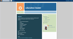 Desktop Screenshot of educationleader.blogspot.com