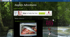 Desktop Screenshot of anglersadventure.blogspot.com