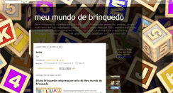 Desktop Screenshot of meumundodebrinquedo.blogspot.com