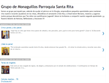 Tablet Screenshot of monaguillosdesantarita.blogspot.com