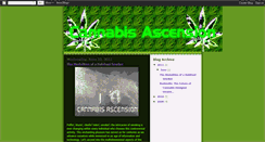 Desktop Screenshot of cannabisascension.blogspot.com