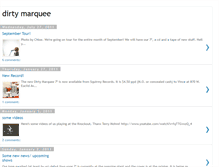 Tablet Screenshot of dirtymarquee.blogspot.com