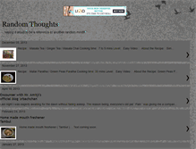 Tablet Screenshot of myrandomthoughts-sanika.blogspot.com