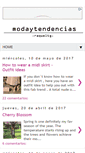 Mobile Screenshot of modaytendenciasrtg.blogspot.com