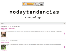 Tablet Screenshot of modaytendenciasrtg.blogspot.com