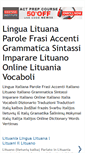 Mobile Screenshot of lingualituana.blogspot.com