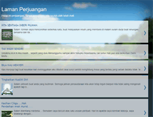 Tablet Screenshot of lamanperjuangan.blogspot.com