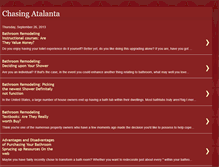 Tablet Screenshot of chasingatalanta.blogspot.com