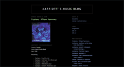 Desktop Screenshot of marriott-music-blog.blogspot.com