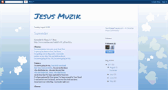 Desktop Screenshot of jesusmuzik211.blogspot.com