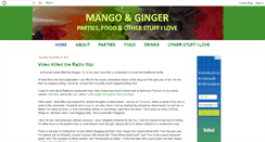 Desktop Screenshot of mangoandginger.blogspot.com