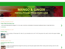 Tablet Screenshot of mangoandginger.blogspot.com