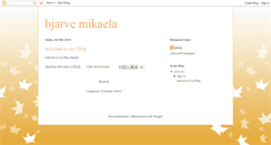Desktop Screenshot of bjarvemikaela.blogspot.com