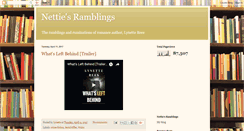 Desktop Screenshot of nettiesramblings.blogspot.com