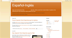 Desktop Screenshot of espanol-ingles.blogspot.com