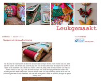 Tablet Screenshot of leukgemaakt.blogspot.com