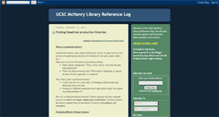 Desktop Screenshot of mchreflog.blogspot.com