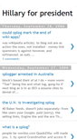 Mobile Screenshot of hillary-for-pres.blogspot.com