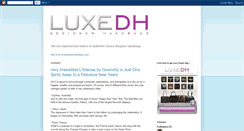 Desktop Screenshot of luxedesignerhandbags.blogspot.com