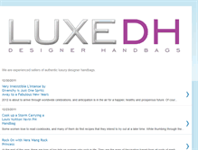 Tablet Screenshot of luxedesignerhandbags.blogspot.com
