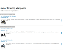 Tablet Screenshot of motordesktopwallpaper.blogspot.com