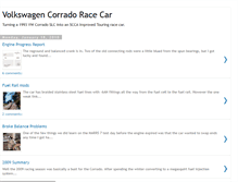 Tablet Screenshot of corradoracecar.blogspot.com