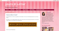 Desktop Screenshot of laurabwriter.blogspot.com