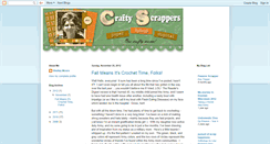 Desktop Screenshot of craftyscrappers.blogspot.com