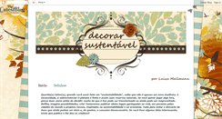 Desktop Screenshot of decorarsustentavel.blogspot.com