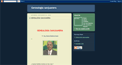 Desktop Screenshot of genealogiasanjuanera.blogspot.com