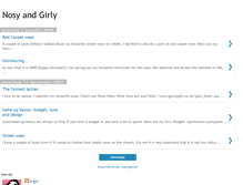 Tablet Screenshot of nosyandgirly.blogspot.com