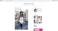 Desktop Screenshot of misspattypei.blogspot.com