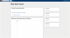 Desktop Screenshot of hotgirlcool.blogspot.com