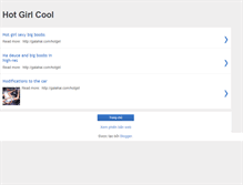 Tablet Screenshot of hotgirlcool.blogspot.com