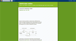 Desktop Screenshot of elettricistaonline.blogspot.com