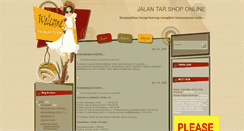 Desktop Screenshot of jalantarshoppe.blogspot.com