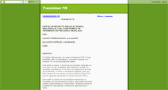 Desktop Screenshot of electronica-transmisorfm-es.blogspot.com