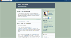 Desktop Screenshot of clickandbrick.blogspot.com