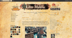Desktop Screenshot of libermalefic.blogspot.com