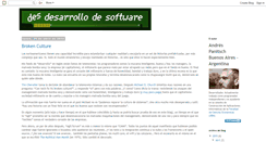 Desktop Screenshot of desdesarrollodesoftware.blogspot.com