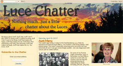 Desktop Screenshot of lucechatter.blogspot.com