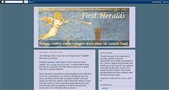 Desktop Screenshot of firstheralds.blogspot.com