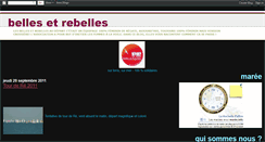Desktop Screenshot of bellesrebelles.blogspot.com