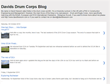 Tablet Screenshot of davidsdrumcorpsblog.blogspot.com